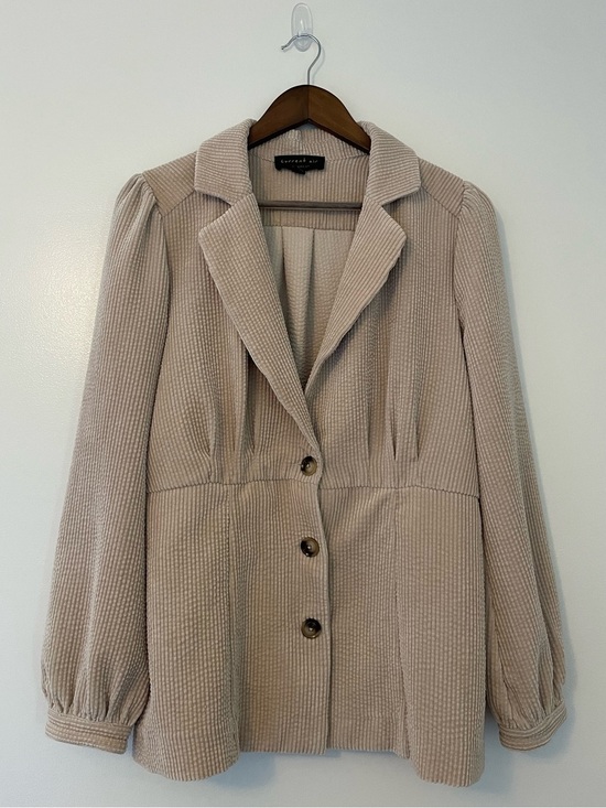 Current Air Jackets & Blazers - Anthropologie Current Air Courtney Feminine Soft Ribbed Corduroy Blazer
